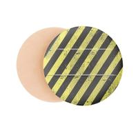 Logo Black And Yellow Strips No Stepping Air Cushion Makeup Foundation Sponge Powder Puff