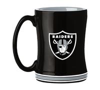 Logo Brands 623-C14RM: Las Vegas Raiders 14oz Relief Mug