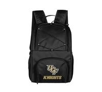 Logo Brands NCAA Central Florida Golden Knights 24-Can Flex Backpack Cooler - Leak-Proof Lining, Bungee Cord Top & Shoulder Straps - Portable Cooler for Tailgates, Beach & Outdoor Events