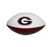 Logo Brands NCAA Georgia Bulldogs Autograph Football, Official Size, Brown