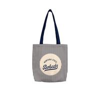 Logo Brands NCAA Montana State Bobcats Classic Canvas Tote Bag - Lightweight Build, Fashionable Stripe Design - Easy to Clean & Ideal for Life On the Move