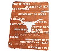 Logo Brands NCAA Texas Longhorns Classic Fleece Throw Blanket -50” x 60” Ultra-Soft Game Day Blanket with Bold Team Colors & Logo - Cozy College Team Bedding for Fans & Alumni