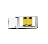 Logo Car Leading Line Art Deco Fashion Slim Money Clip Stainless Holder Pocket Wallet