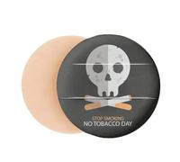 Logo Cartoon l Stop Smoking Air Cushion Makeup Foundation Sponge Powder Puff