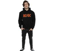 Logo Cotton Hoodie AC/DC Black XXL