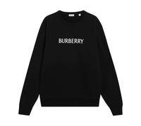 Logo Cotton Sweatshirt - male - Burberry - Sweatshirts - Black - S - Sweatshirts & Hoodies S