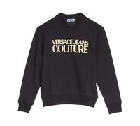 Logo Cotton Sweatshirt, male, Versace Jeans Couture, Sweatshirts, Black, M, Sweatshirts & Hoodies M
