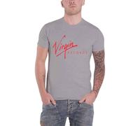 Logo Cotton T-Shirt Virgin Records Grey M