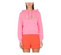 Logo Crochet Sweatshirt - female - Moschino - Hoodies - Pink - M - Sweatshirts & Hoodies M