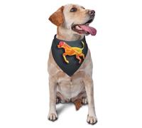 Logo Design Of The Main Color Printed Graphic Pet Triangle Scarf For Dogs & Cats, Adjustable Cute Pet Bandana For & Photo Shoots