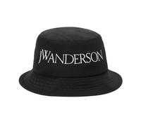 Logo-Embroidered Bucket Hat - female - JW Anderson - Accessories - Black - S/M - Accessories S/M