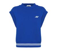 Logo-Embroidered Ribbed Jumper Vest - female - Autry - Sleeveless Tops - Blue - M - Tops M