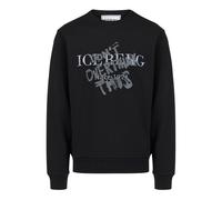Logo Embroidered Sweatshirt - male - Iceberg - Sweatshirts - Black - M - Sweatshirts & Hoodies M