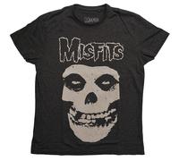 Logo & Fiend Cotton T-Shirt Misfits Dark Brown M