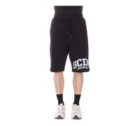 Logo Front Shorts - male - GCDS - Training Shorts - Black - S - Sport S
