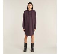 Logo Hooded Sweater Dress - Purple - Women XS