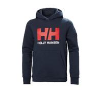 Logo Hoodie 2.0 Cotton Polyester - female - Helly Hansen - Kids Sweatshirts - Blue - 8 Y | 128 CM - Kids 8 Y | 128 CM