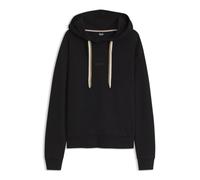 BOSS Women's CP Stripe_Hoodie Loungew Sweatshirt, Black1, S