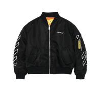 Logo Jacket - male - Off White - Light Jackets - Black - 8 Y - Kids 8 Y