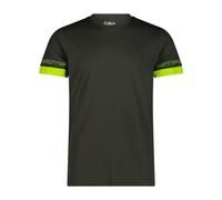 CMP - Shortsleeve Light Polyester T-Shirt - Sport shirt size 54, black/olive