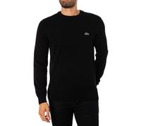 Lacoste Classic Fit Crew Organic Cotton Sweater Black 3XL Men
