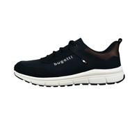 Logo-lettering Mesh-panel Trainers - male - Bugatti - Sneakers - Black - 7 UK - Shoes 7 UK