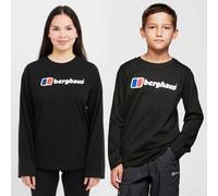 Logo Long Sleeve T-Shirt Junior - Black, Black 9-10Y