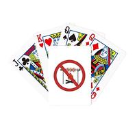 Logo No Barbecue Poker Playing Card Tabletop Board Game