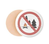 Logo No Burning Fires Art Deco Fashion Air Cushion Makeup Foundation Sponge Powder Puff