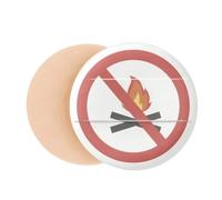 Logo No Burning Fires Art Deco Fashion Air Cushion Makeup Foundation Sponge Powder Puff