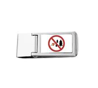 Logo no fire in The Slim Money Clip Stainless Holder Pocket Wallet