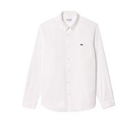 Logo-patch Cotton Shirt - male - Lacoste - Formal Shirts - White - 6XL - Shirts 6XL