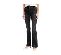 Logo-patch Flared Jeans - female - Patrizia Pepe - Bootcut Jeans - Black - W32 - Jeans W32