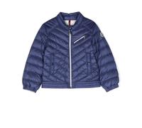 Logo-Patch Padded Jacket - male - Moncler - Winter Jackets - Blue - 12 M - Kids 12 M