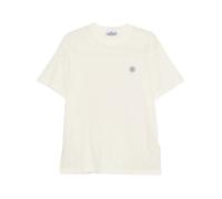 Logo Patch T-Shirt - male - Stone Island - T-Shirts - Beige - L - Tops L