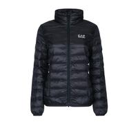 Logo-patch Zip-up Bomber Jacket - female - Emporio Armani EA7 - Winter Jackets - Black - XL - Jackets XL