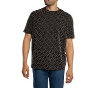 Logo Pattern T-Shirt Black M