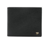 Logo-plaque bi-fold wallet - male - Tom Ford - Wallets & Cardholders - Black - ONE SIZE - Accessories ONE SIZE