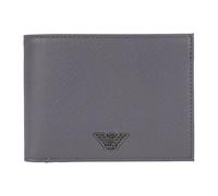 Logo Plaque Wallet - male - Emporio Armani - Wallets & Cardholders - Gray - ONE SIZE - Accessories ONE SIZE