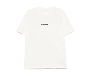 Logo Print Cotton T-shirt White - male - Jil Sander - T-Shirts - White - M - Tops M