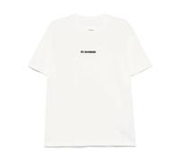 Logo Print Cotton T-shirt White - male - Jil Sander - T-Shirts - White - S - Tops S