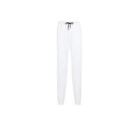 Logo-Print Joggers with Tiger Tooth Pendants- male- Roberto Cavalli- Sweatpants- White- L- Trousers L