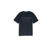 Logo printed T-shirt Tom Tailor Bleu 3XL