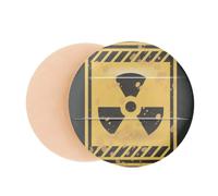 Logo Radioactive And Dangerous Substances No Entry Air Cushion Makeup Foundation Sponge Powder Puff