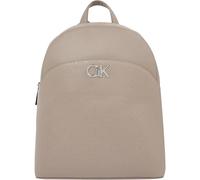 Logo Round Backpack - male - Calvin Klein - Backpacks - Beige - ONE SIZE - Bags ONE SIZE