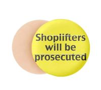 Logo Shoplifters Will Be Prosecuted Air Cushion Makeup Foundation Sponge Powder Puff