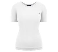 Logo Short Sleeve Crew Neck Plain White Cotton T-Shirt Champion White L