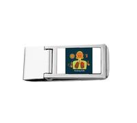 Logo Smoking Kills Art Deco Fashion Slim Money Clip Stainless Holder Pocket Wallet