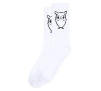Logo socks KnowledgeCotton Apparel Tennis Blanc 39/42