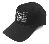 Logo Strapback Baseball Cap Ozzy Osbourne Black One Size